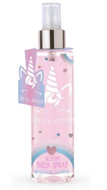 glitter body spray